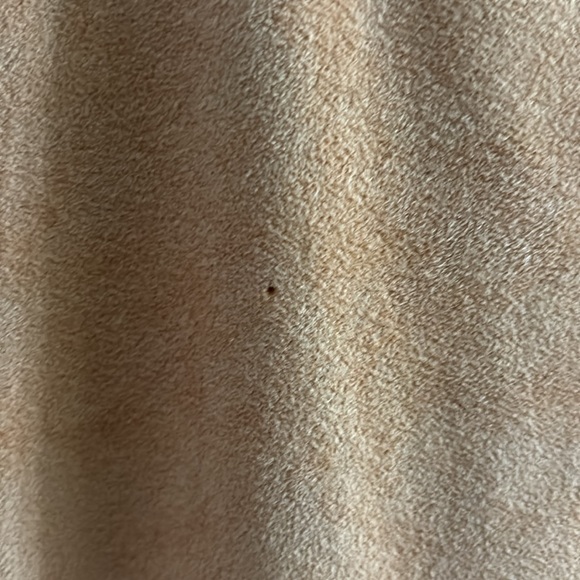 Ultra Suede Shift. Peach Sz M Belted - Picture 5 of 5